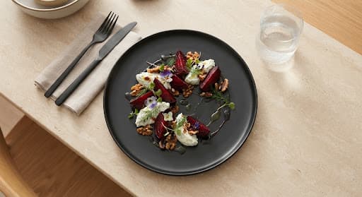 Modern beet dish