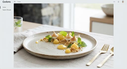 Elegant lemon dessert